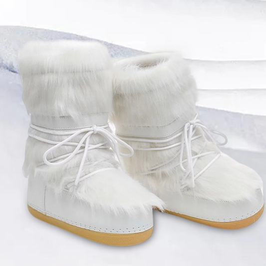 Furry Snow Platform Boots